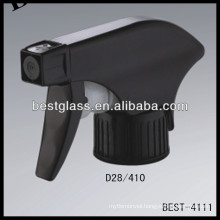 28/410 black plastic trigger spray, cosmetic bottles sprayer triggers, perfume pump sprayer